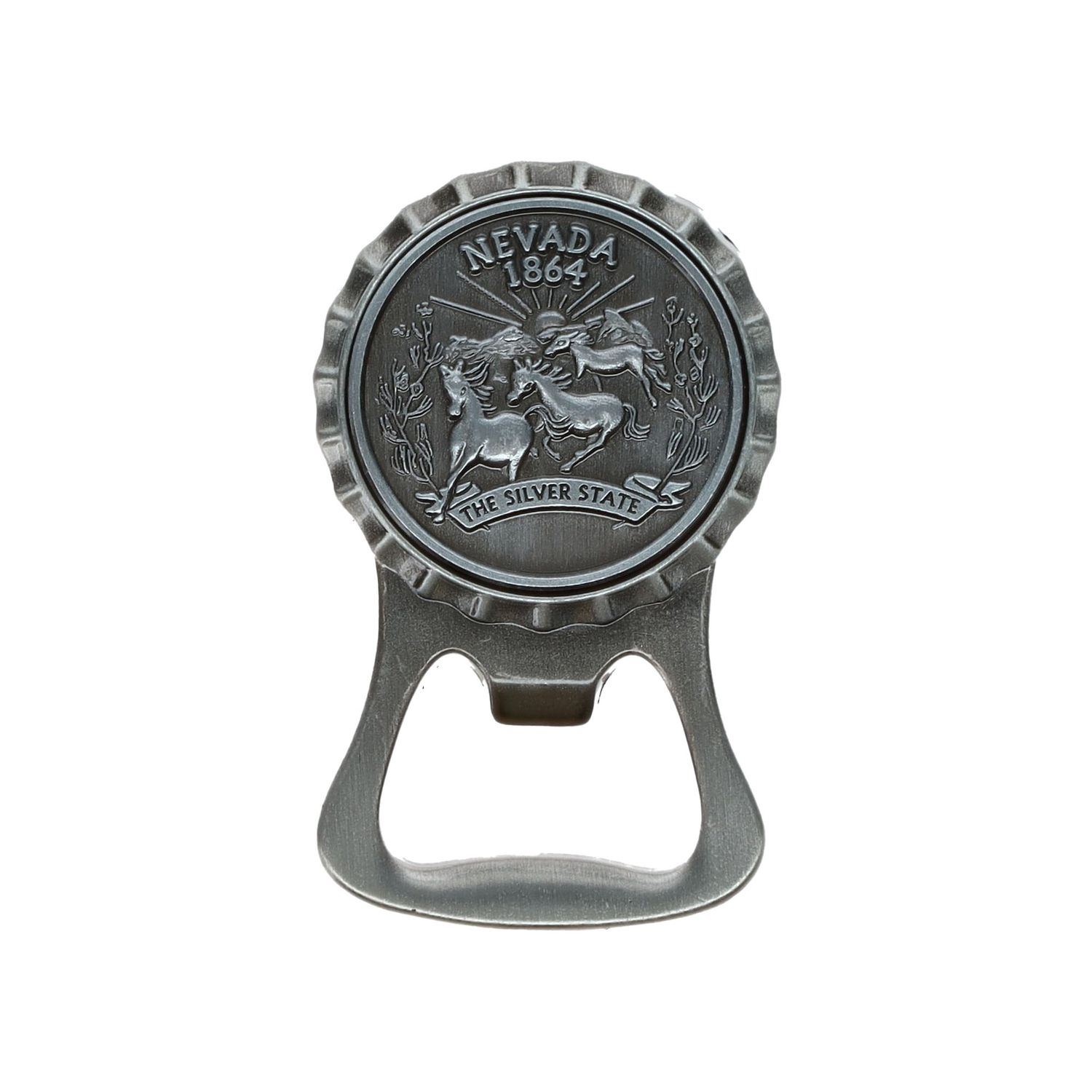 Horse Cameo Bottle Opener Magnet