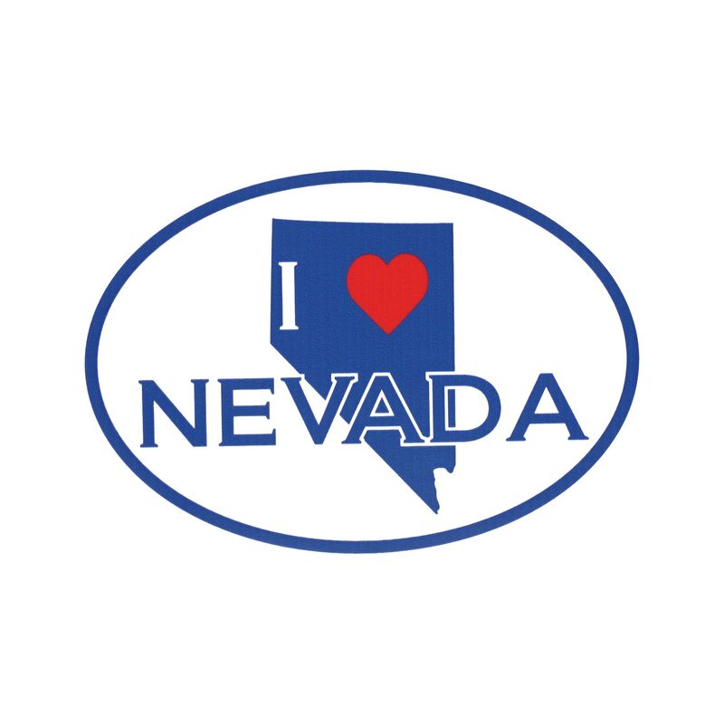 I Heart Nevada Decal