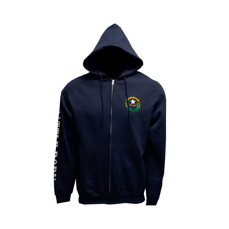 Battle Born Full Zip Sweatshirt | Navy