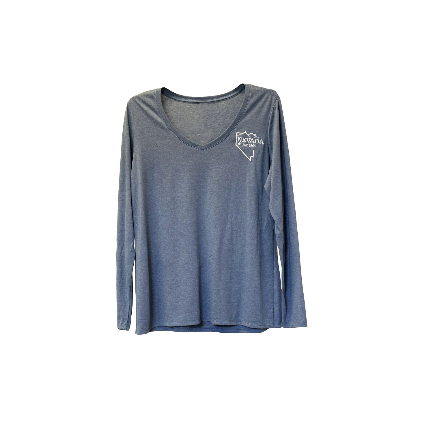 Women's Nevada V-Neck Long Sleeve | Flint Blue