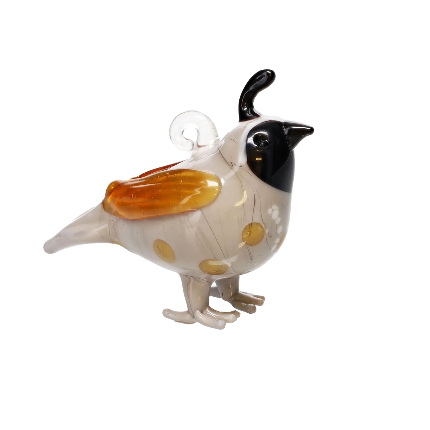 Quail - Glass Ornament