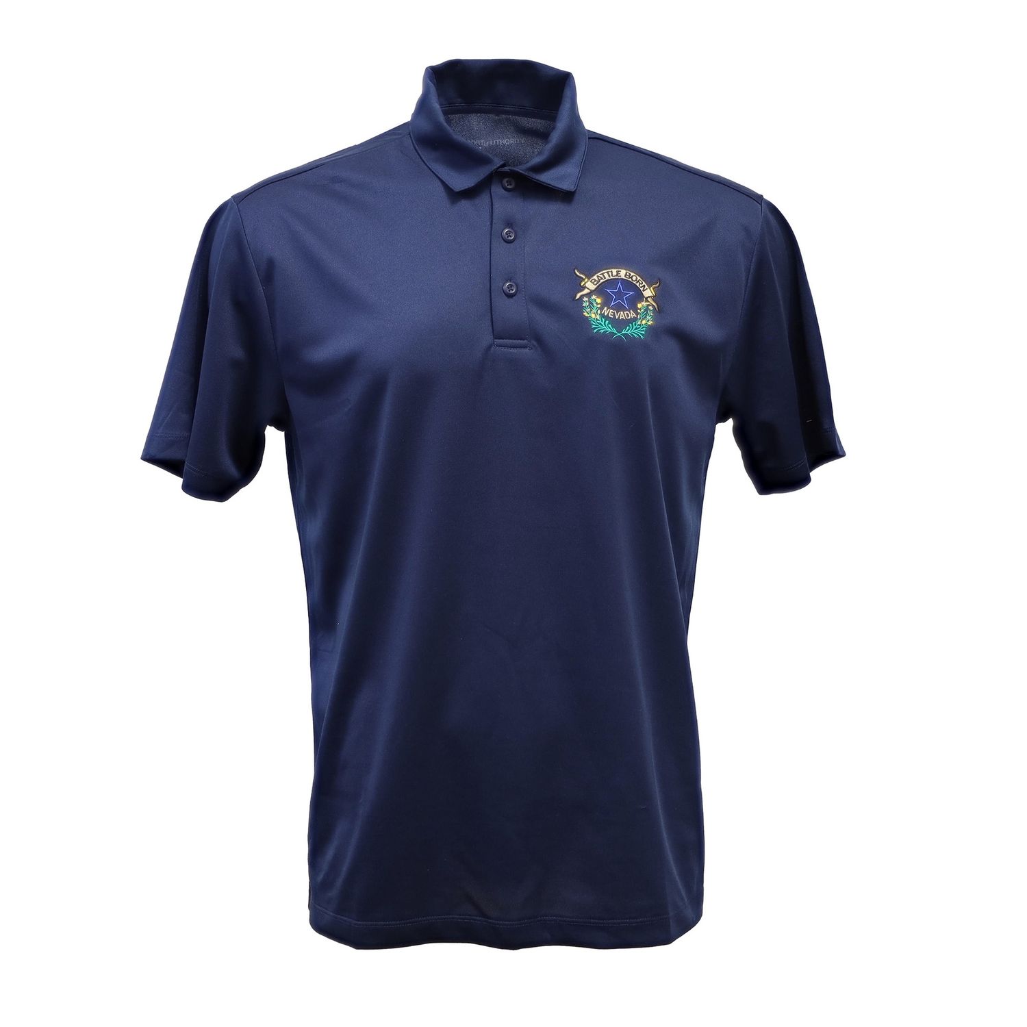 Battle Born Silk Touch Polo | Navy, Size: Small