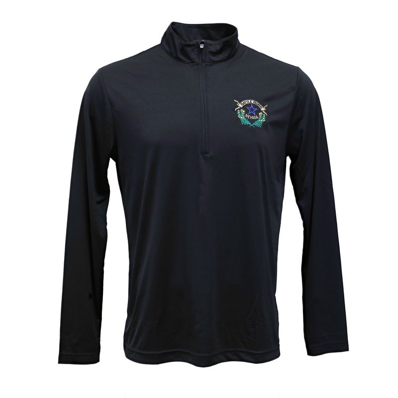 Battle Born Performance Quarter Zip | Black