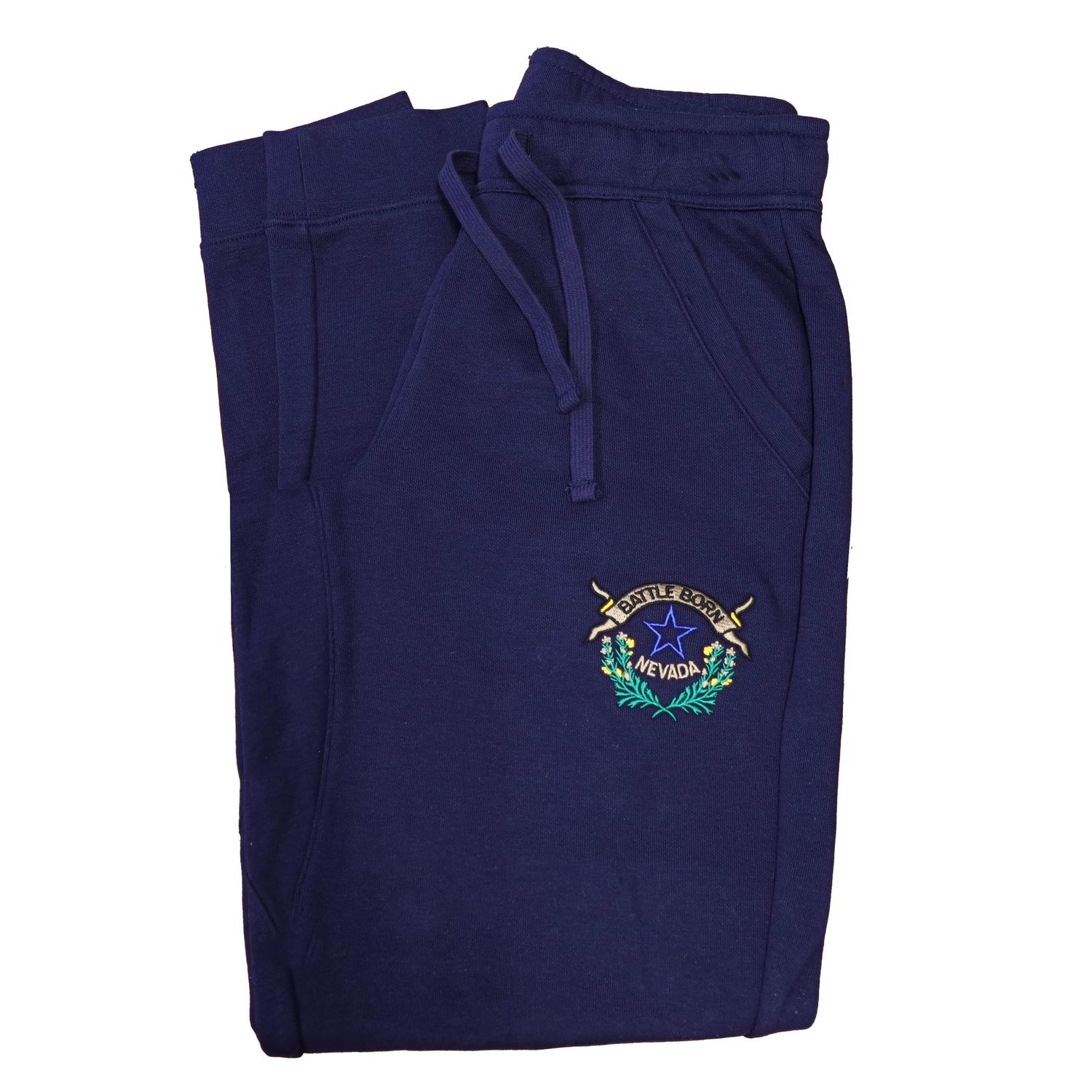 Battle Born Fleece Jogger | Navy, Size: Small