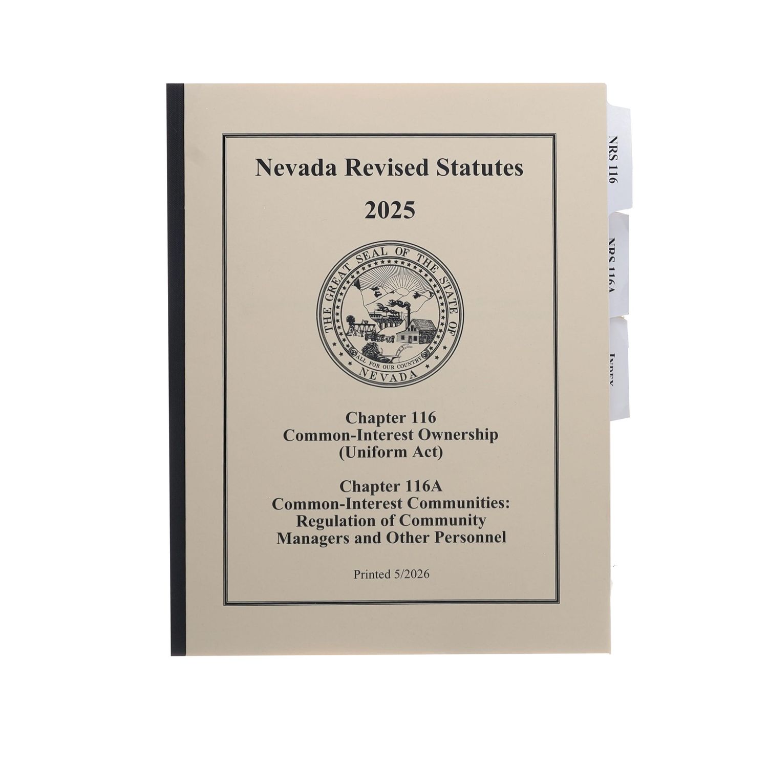 NRS Chapter 116 and 116A Booklet