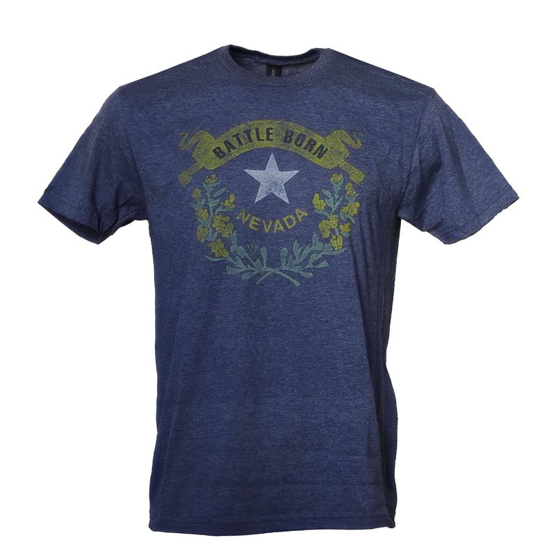 Battle Born T-Shirt | Heather Navy