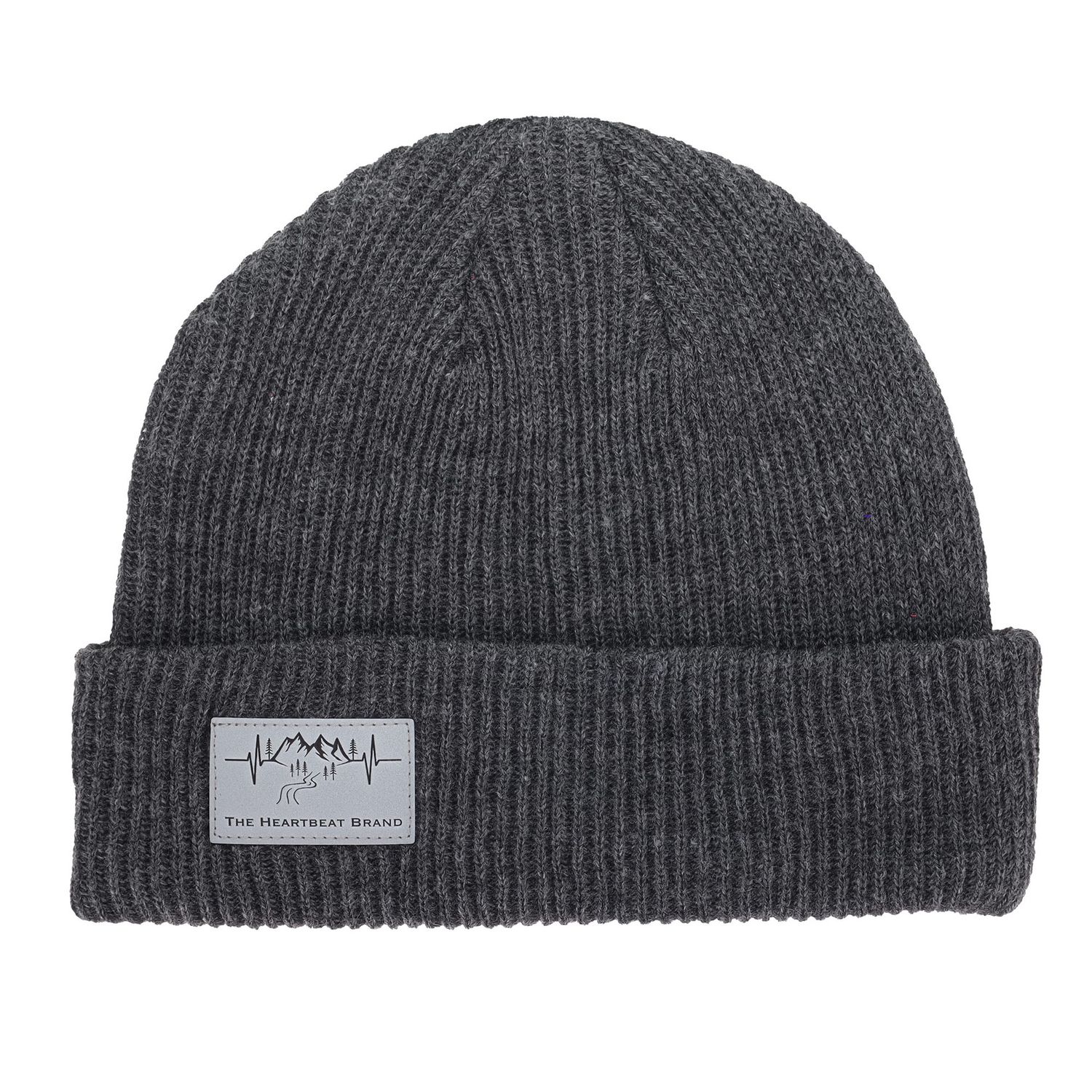 Cuffed Mountains Beanie - Charcoal