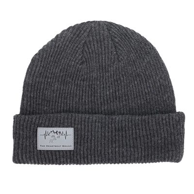 Cuffed Mountains Beanie - Charcoal