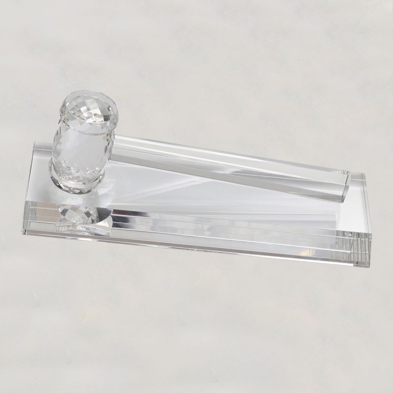 Crystal Gavel on Base