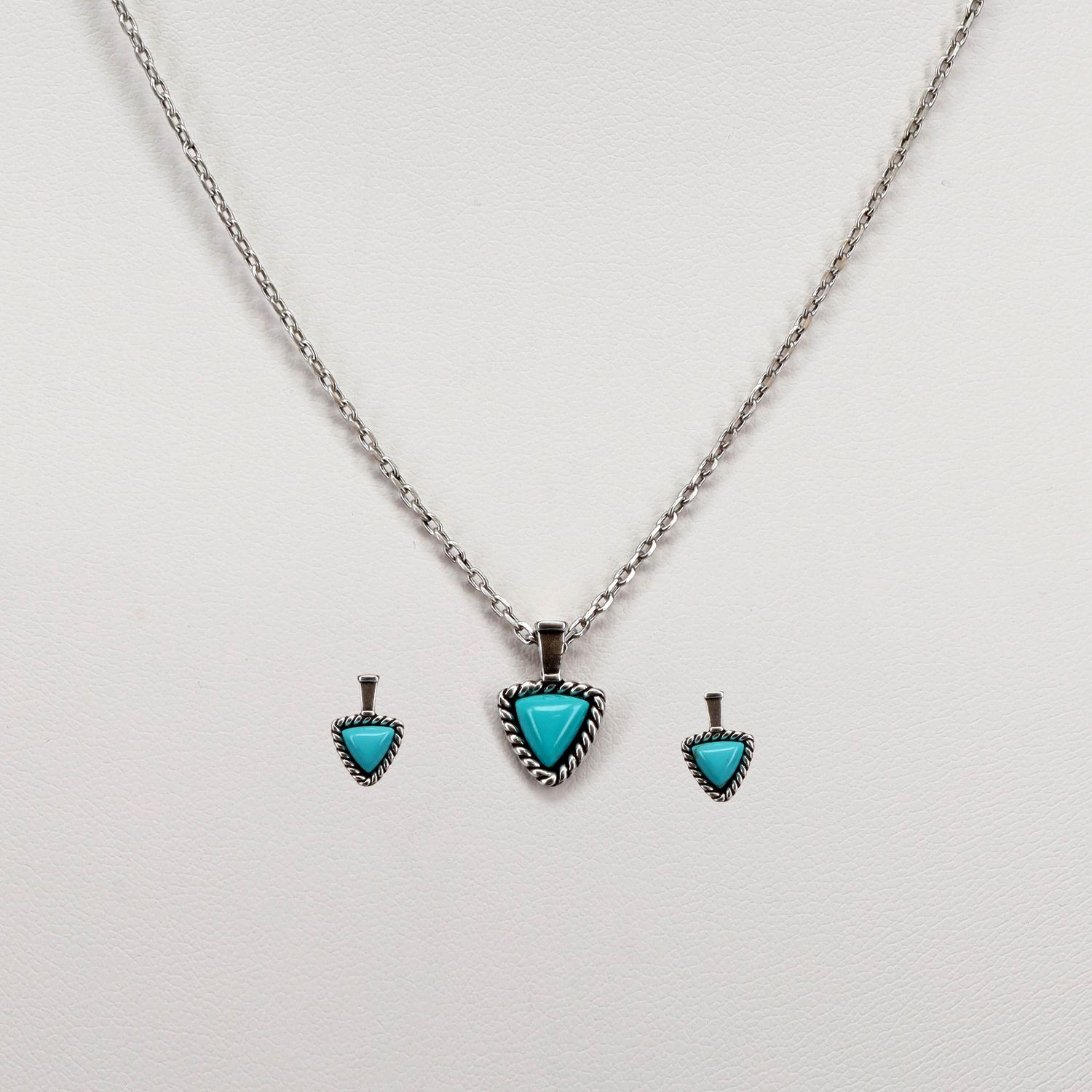 Braided Journey Turquoise Jewelry Set