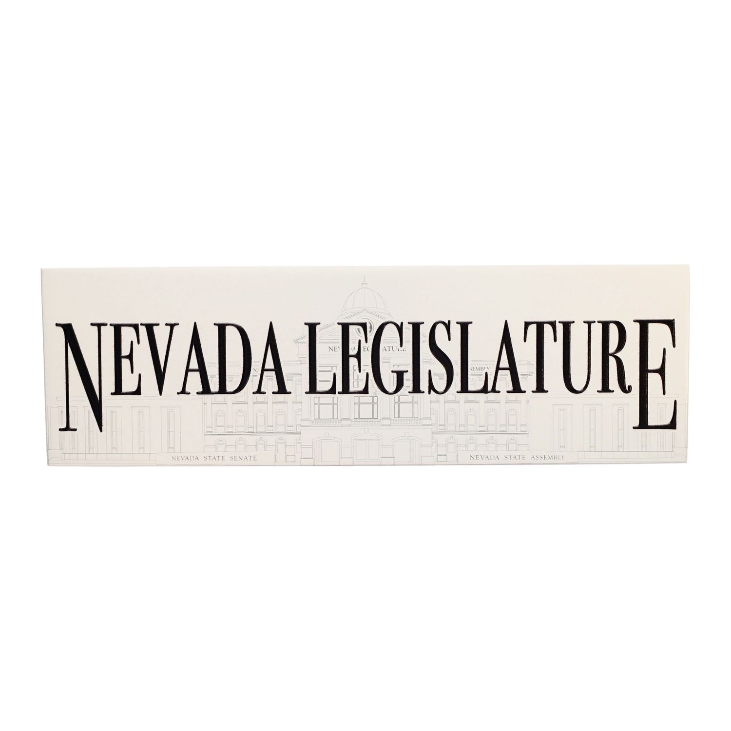 Nevada Legislature Sign w/ Building