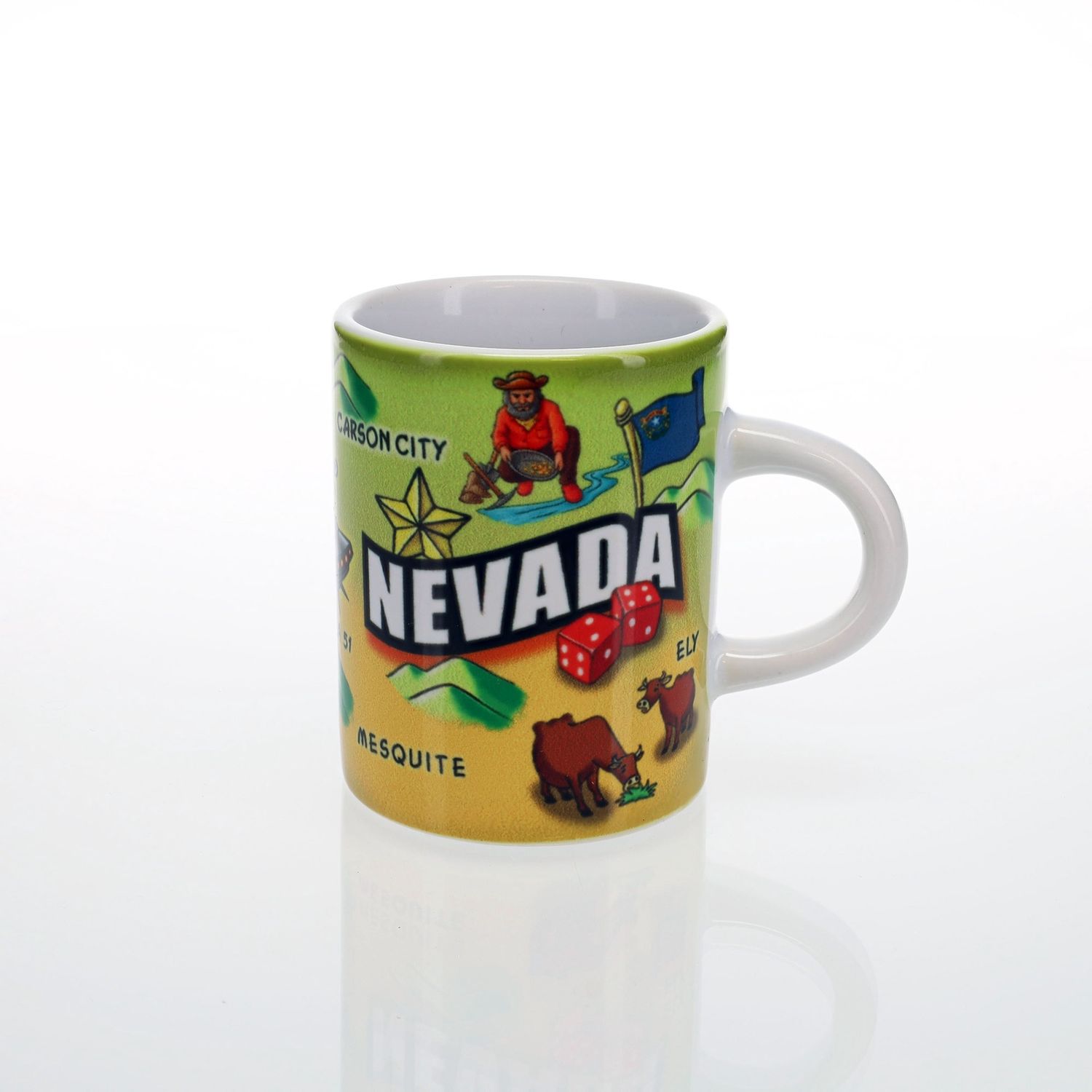 Nevada Icons Mini Mug 3oz