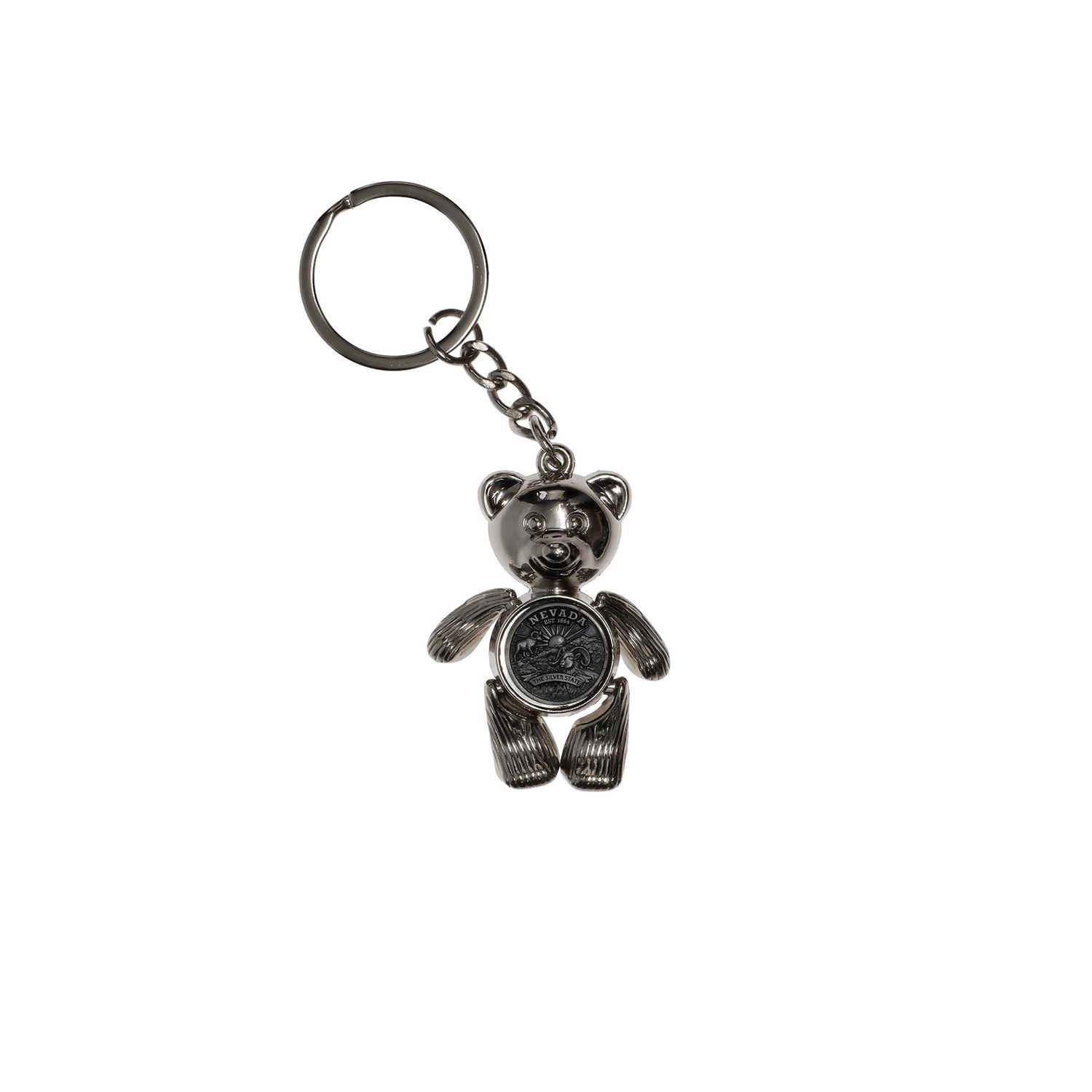 3D Bear Key Ring w/ Bighorn