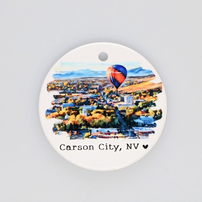 Carson City Air Balloon Ornament