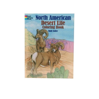 North American Desert Life Coloring Book