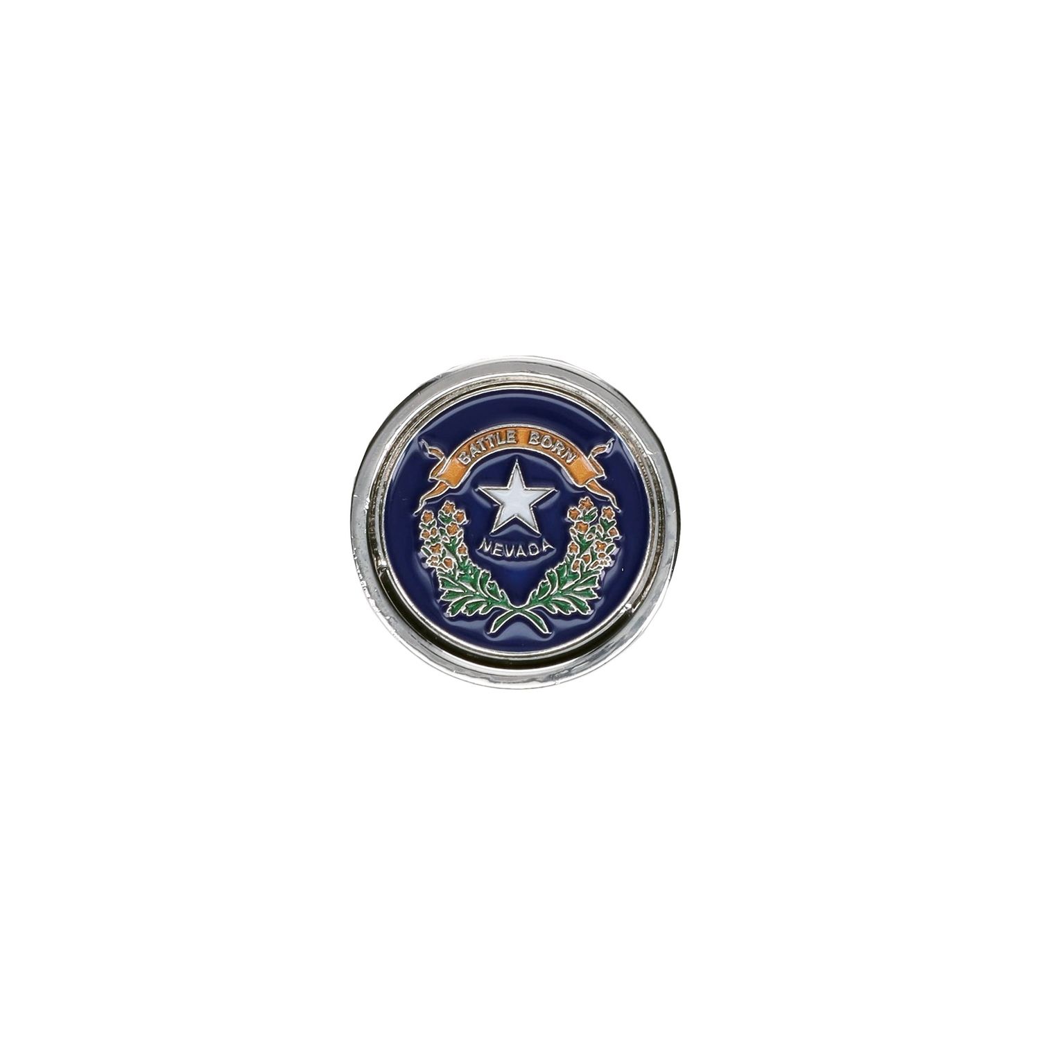 Battle Born Clip Ball Marker - Silver