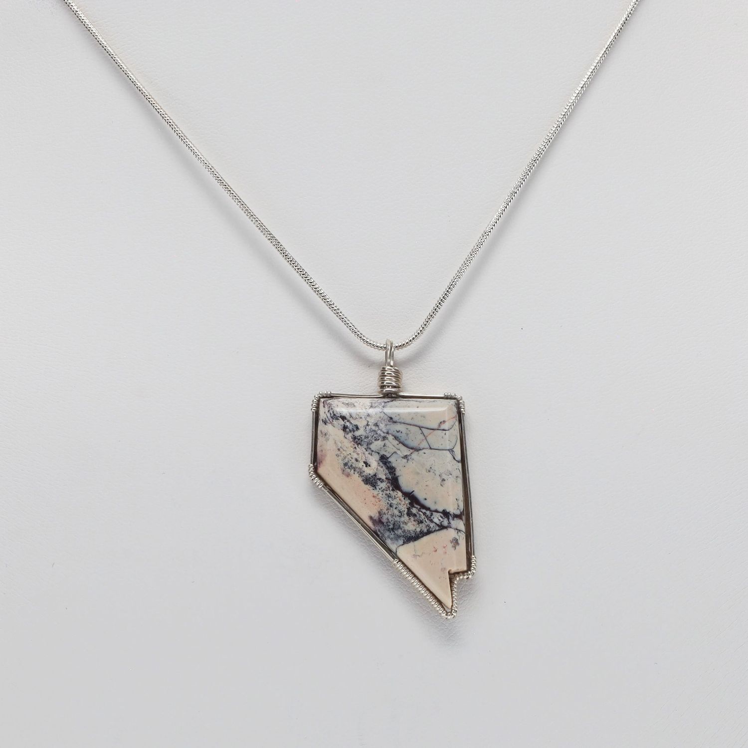 Nevada Necklace | Porcelain Jasper