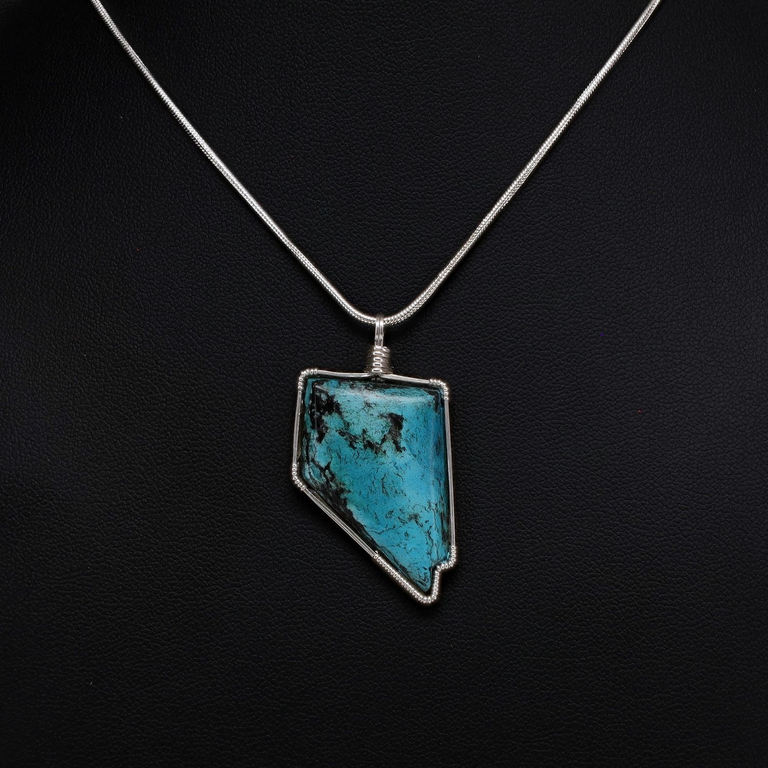 Lander Co. Turquoise Pendant | 18" Chain