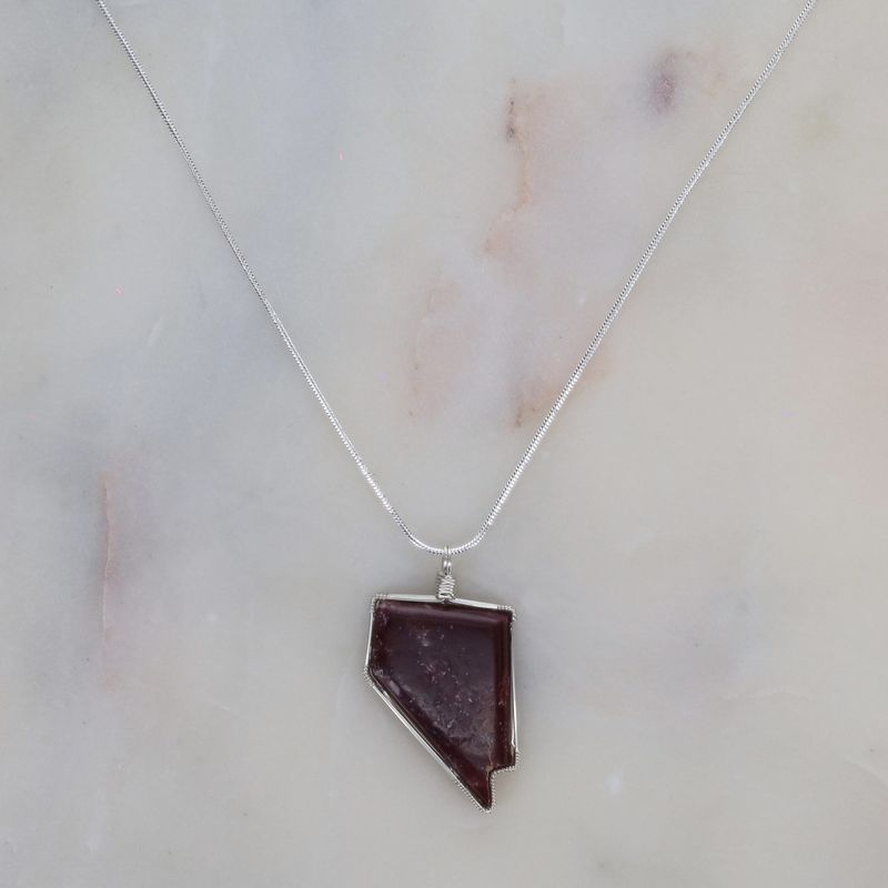 Nevada Shaped Pendant | Dumortierite