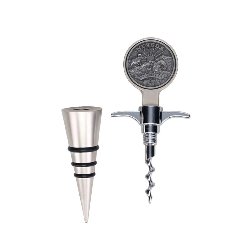 Bighorn Sheep Corkscrew Bottle Stopper