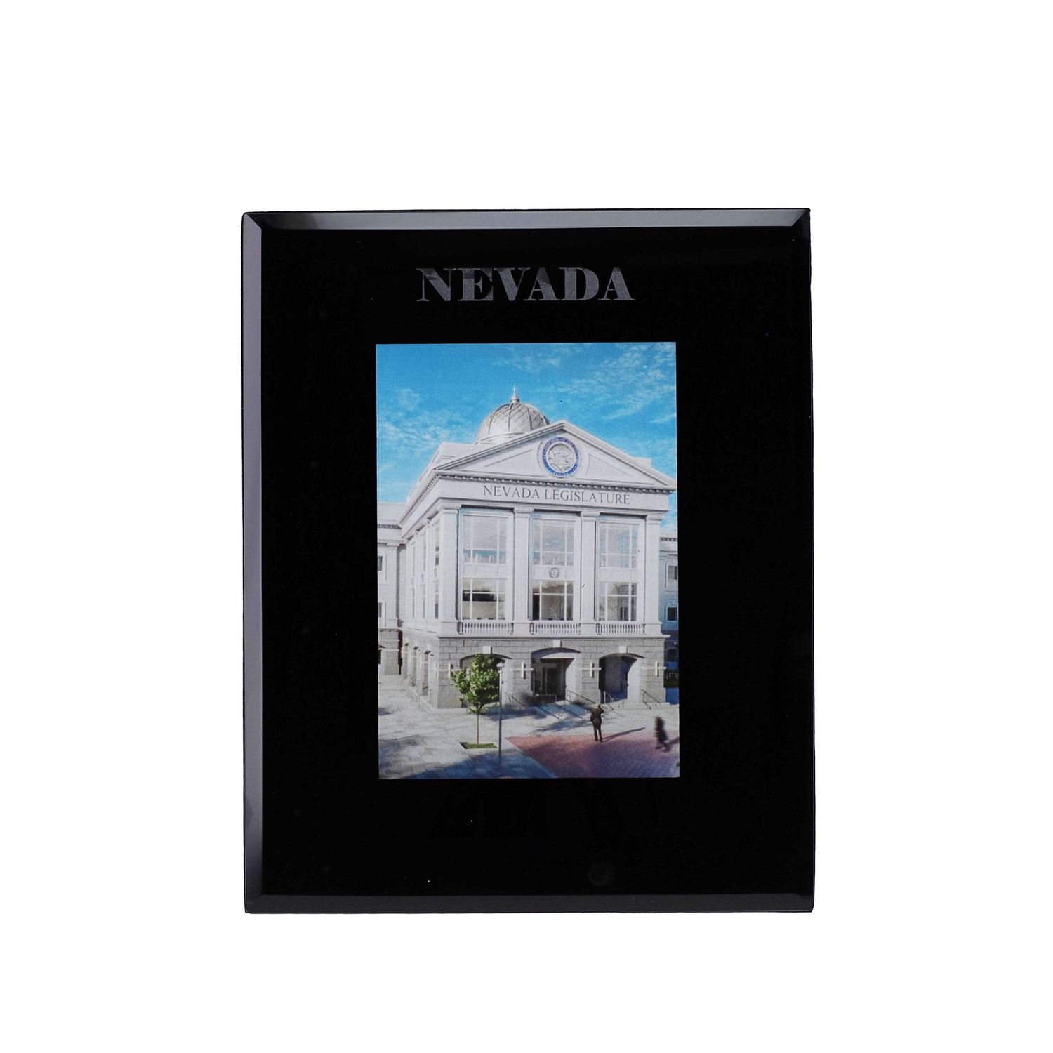 Nevada Tinted Glass Photo Frame | Black