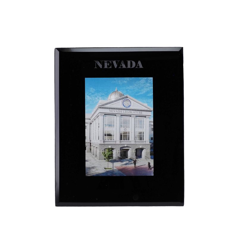 Nevada Tinted Glass Photo Frame | Black