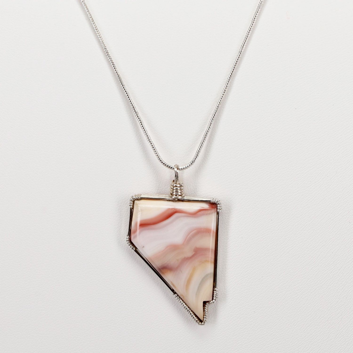 Windy Peak Jasper Pendant | 18" Chain