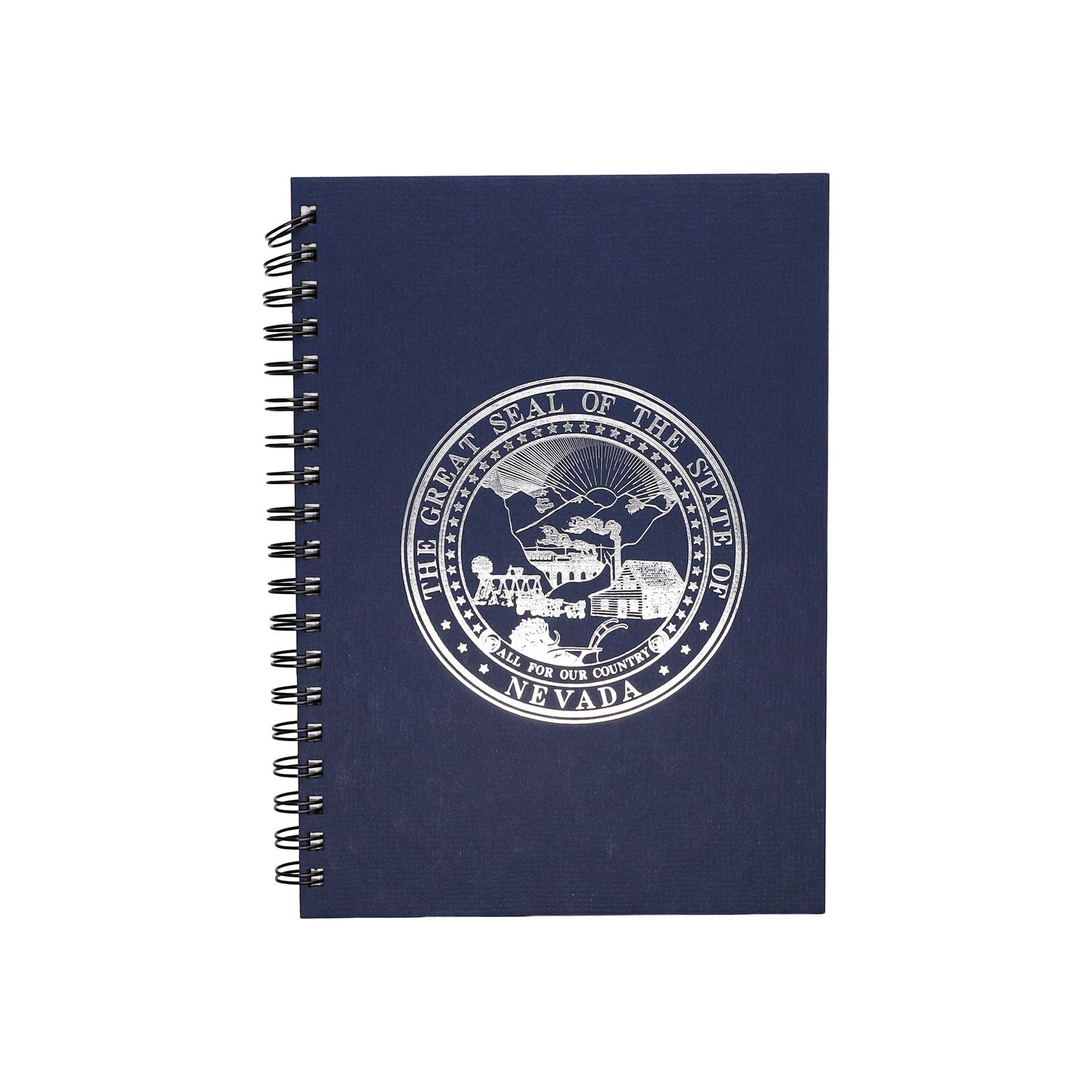 State Seal Spiral Journal | Blue