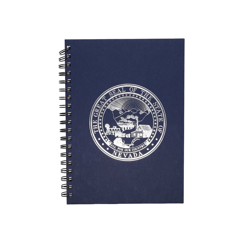 State Seal Spiral Journal | Blue