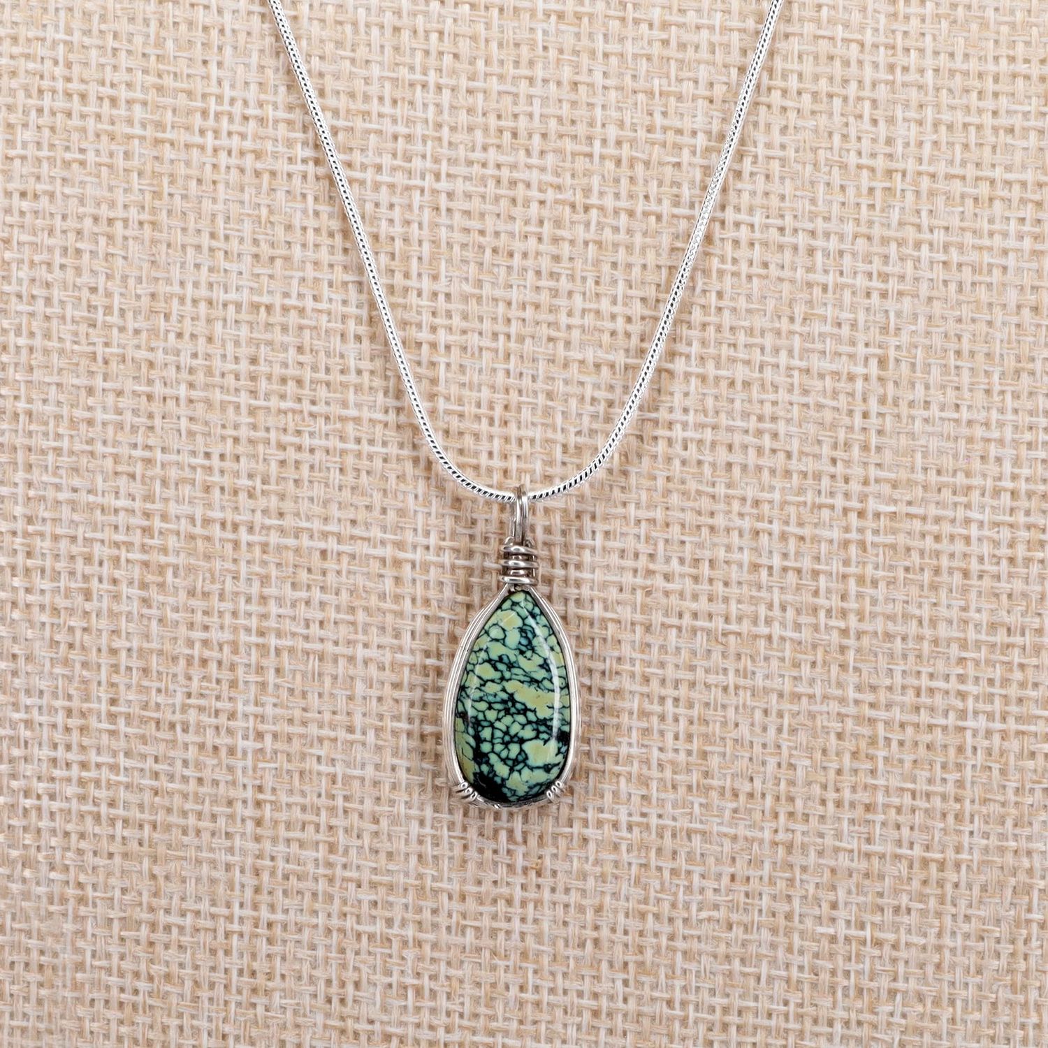 Nevada Turquoise Pendant | Peacock Mine