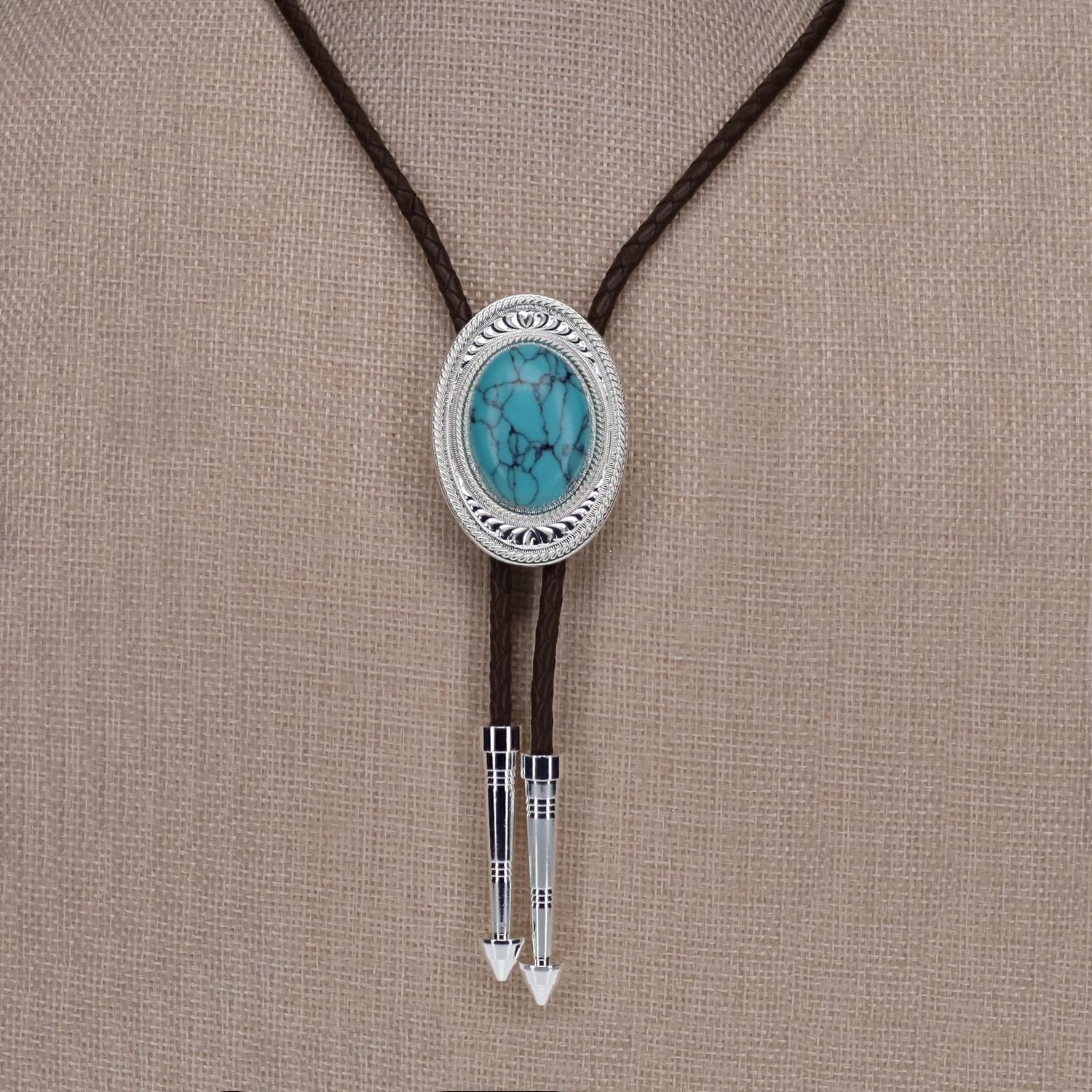Outlaw Turquoise Bolo Tie