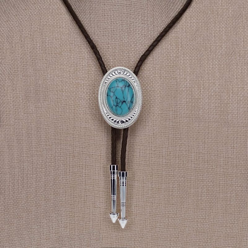 Outlaw Turquoise Bolo Tie