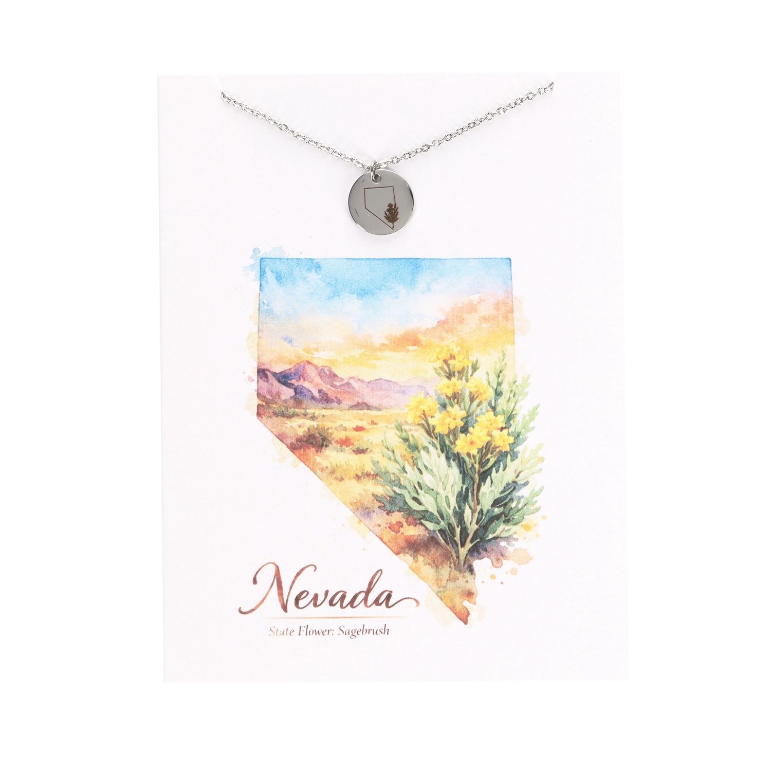 Nevada Necklace Greeting Card