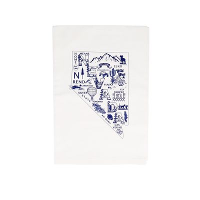 Nevada Map Kitchen Towel