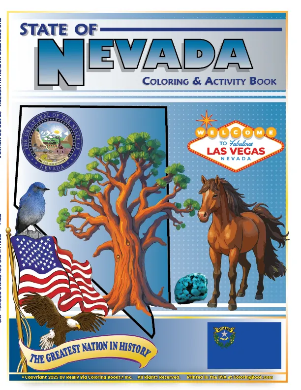 Nevada State Coloring Book