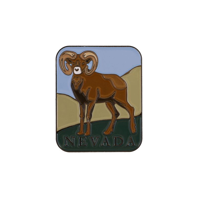 Bighorn Sheep Nevada Pin