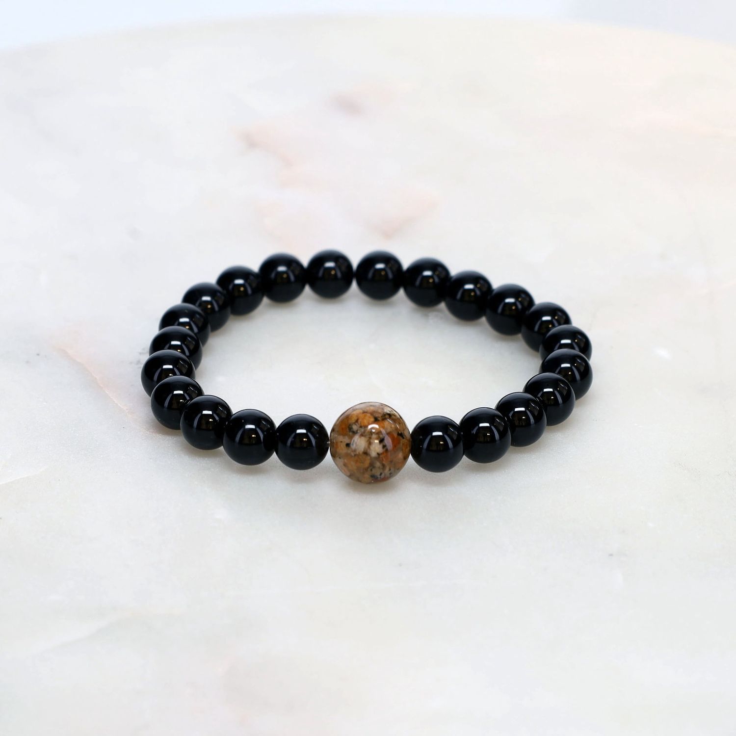 Nevada Stones Bracelet, Type: Black Agate