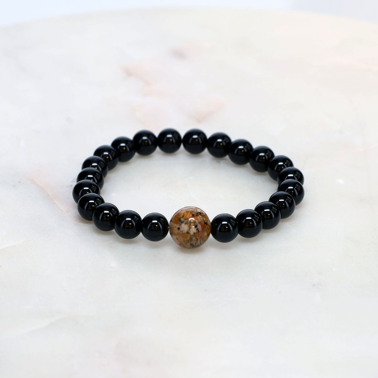Nevada Stones Bracelet, Type: Black Agate