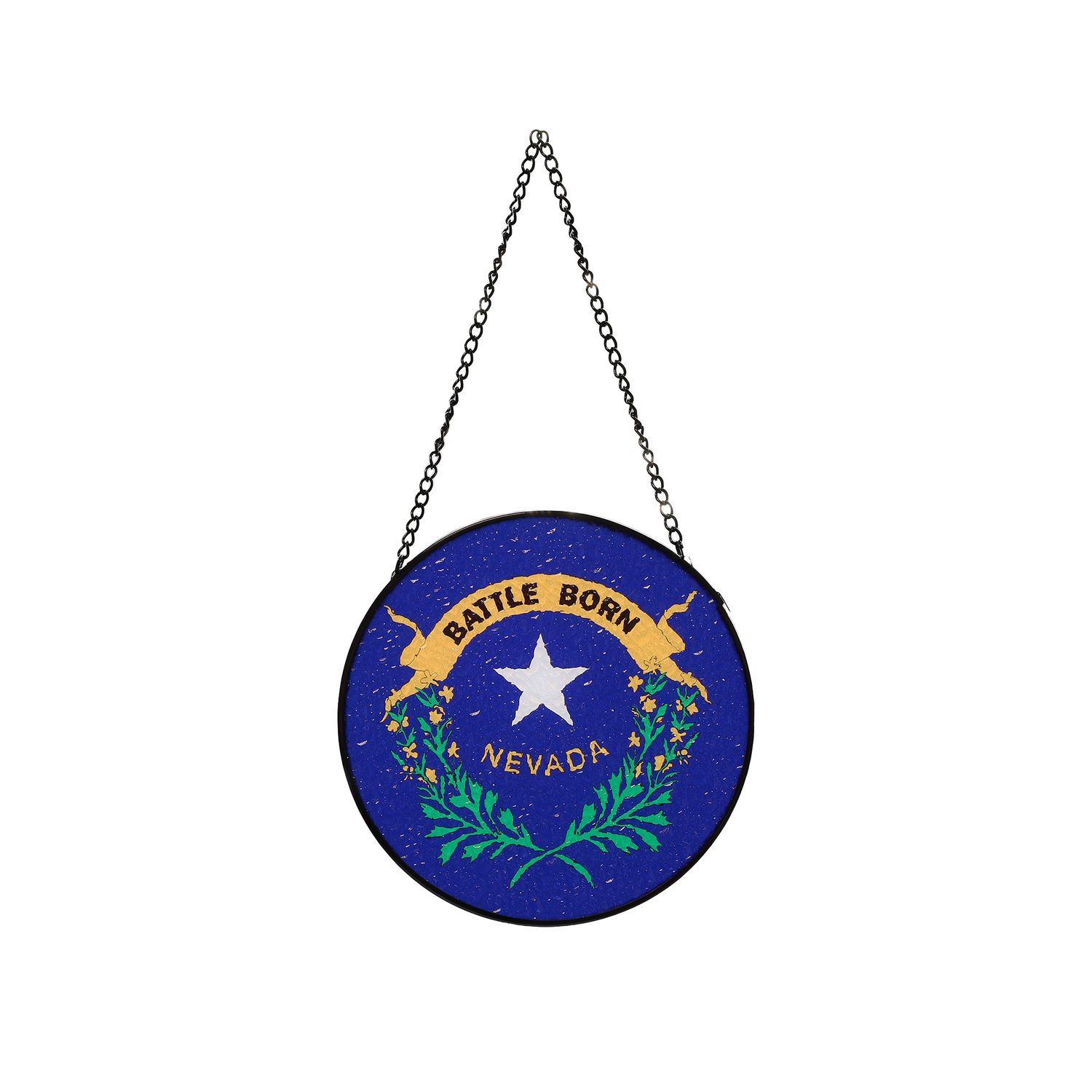 Battle Born Suncatcher | 6" Round