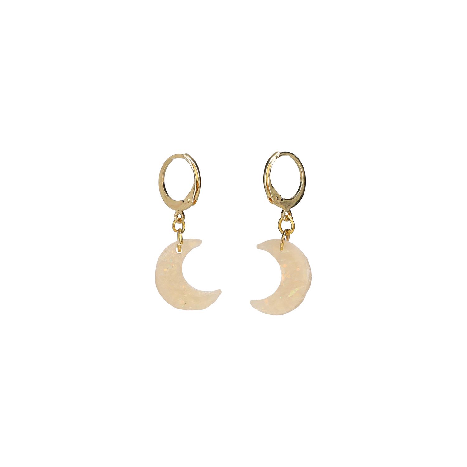Opal Clay Hoop Earrings