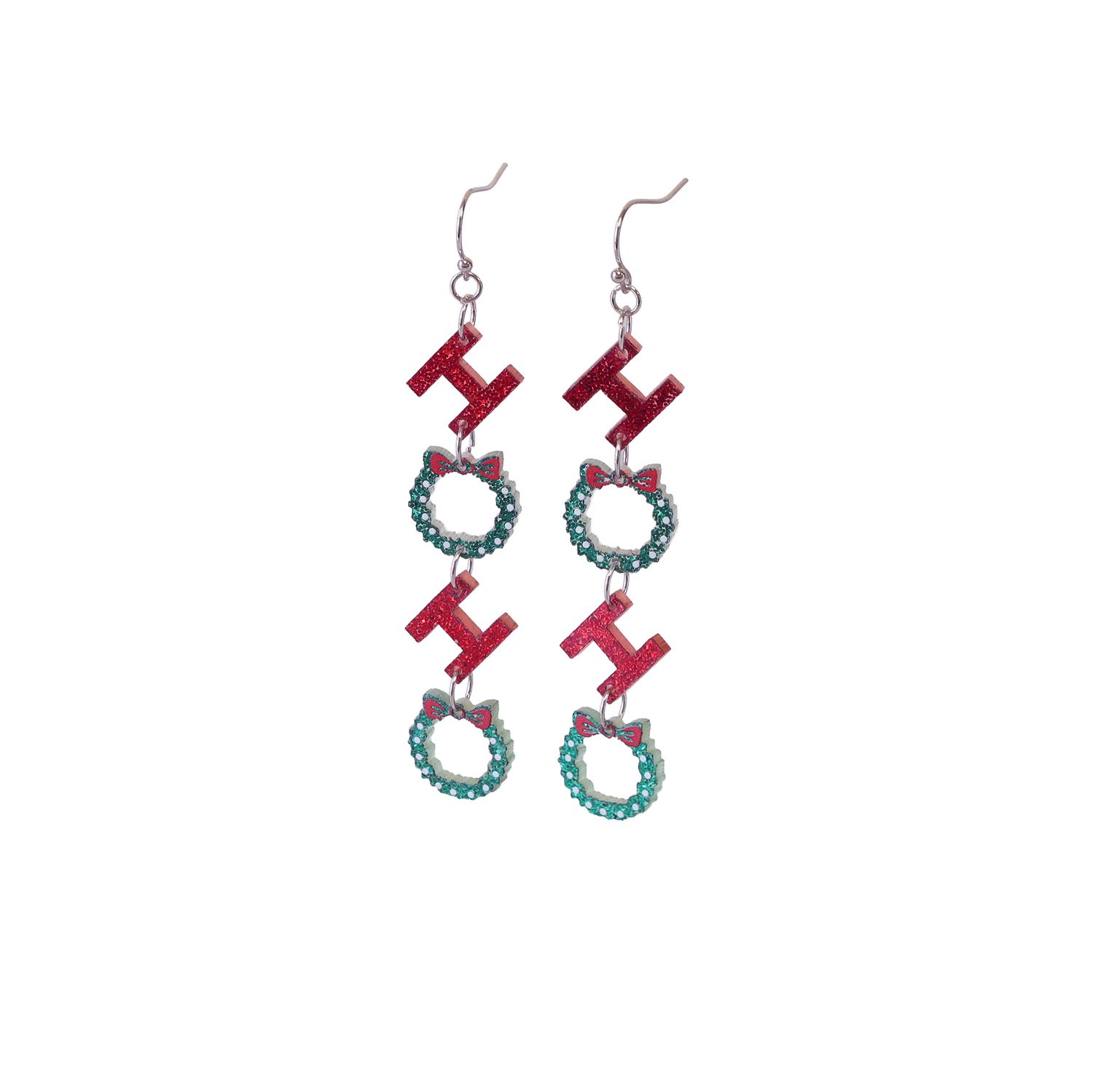 Ho Ho Holiday Dangle Earrings