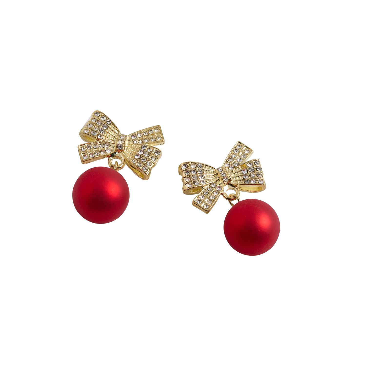 Red Bow Ornament Dangle