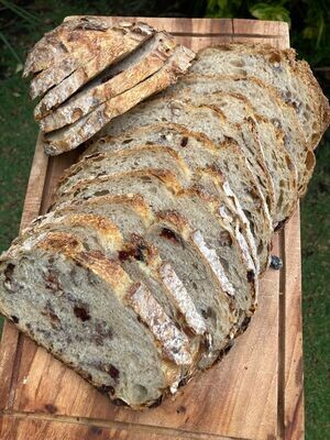 Pan de hogaza de Arándano con Nuez