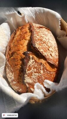 Pan de hogaza de centeno