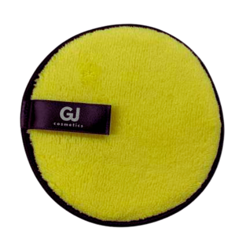 Herbruikbare make-up reinigingspad - Geel