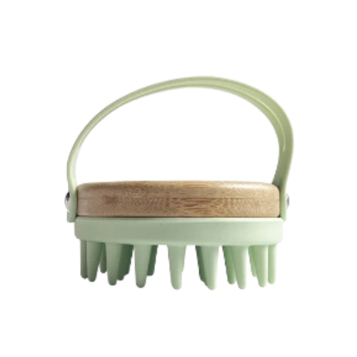 Massage bamboe borstel - Mint