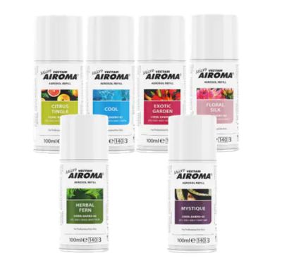 Airoma® Micro Refills 100ml | Luchtverfrisser Navulling