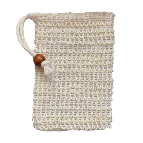 Natuurlijk Zeepzakje Sisal bewaarzakje Natuurlijk Zeepzakje Sisal bewaarzakje
