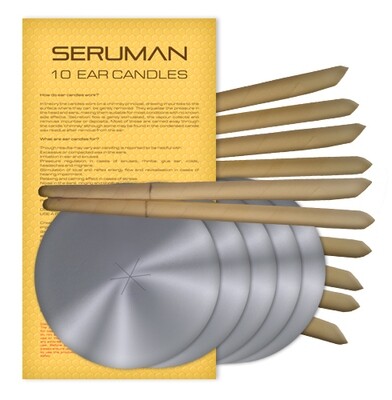Natural Seruman Therapeutics beeswax Ear Candles