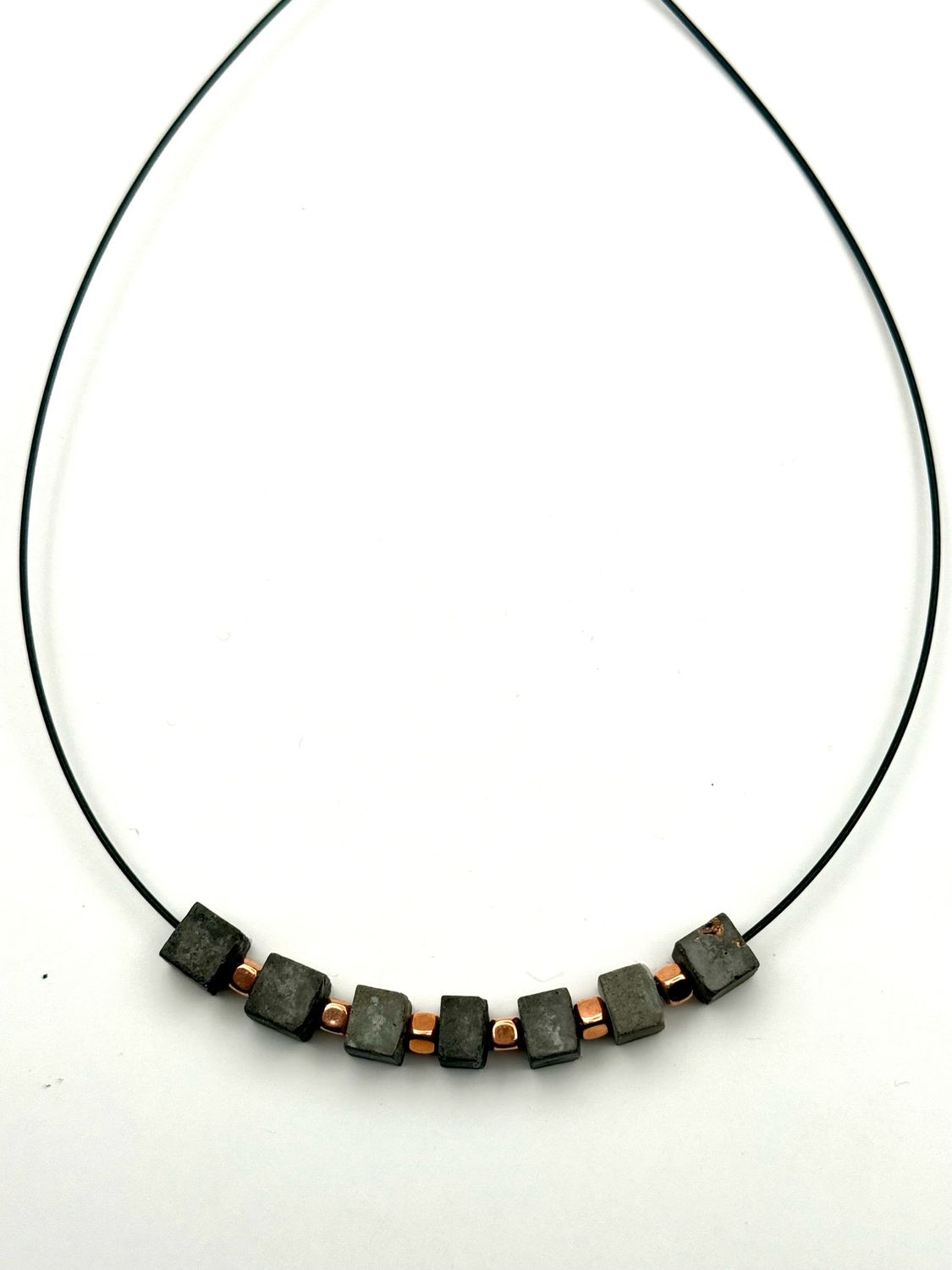 Gun Black Copper Square